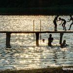 Summer Fun at our local lake Germany For Kids Schloss Leizen