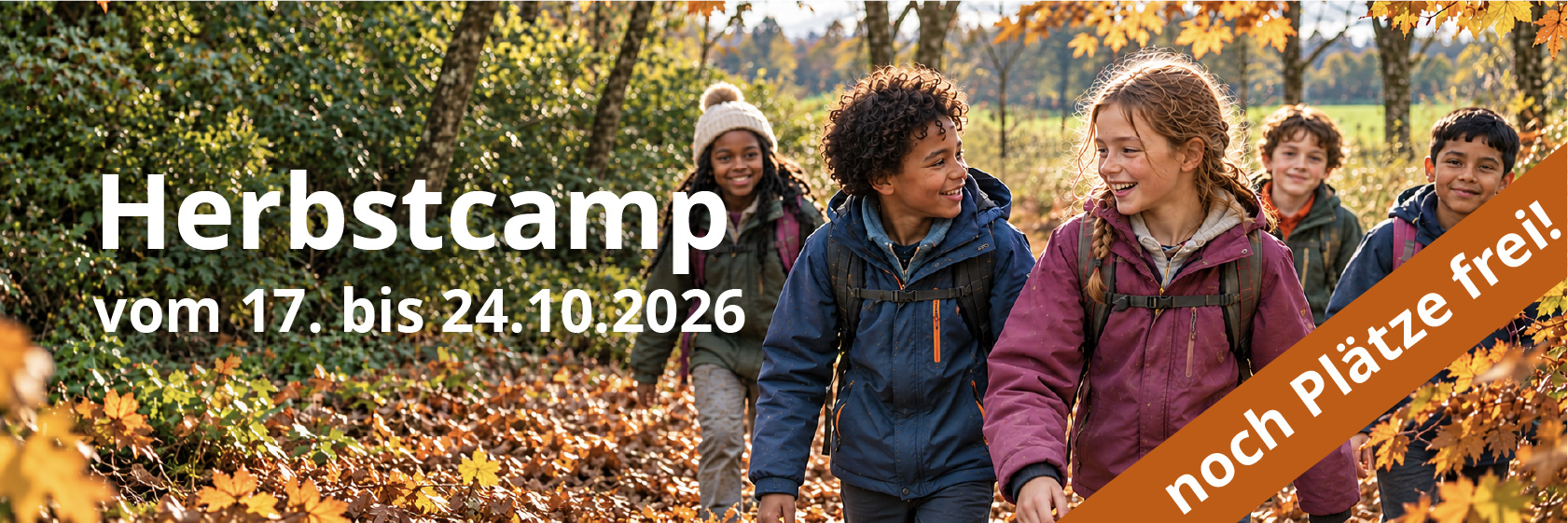 Herbstcamp vom 17. bis 24. Oktober 2026 – noch Plätze frei!