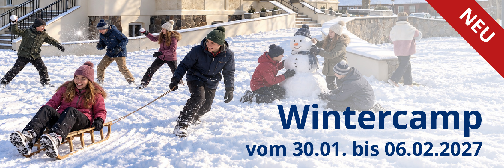 NEU: Wintercamp vom 30. Januar bis 6. Februar 2027!